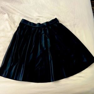Zara faux leather pleated skirt for kids size 13-14